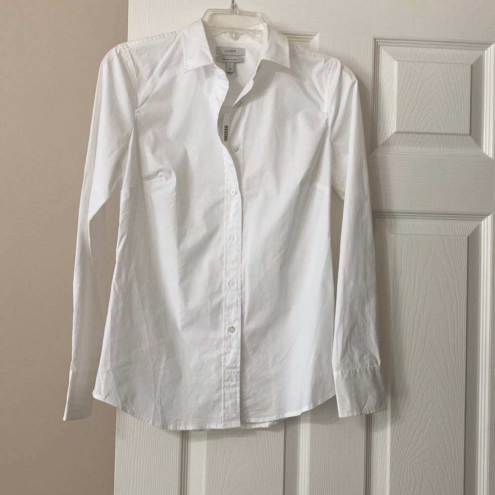 J. Crew NWT white button down size XS